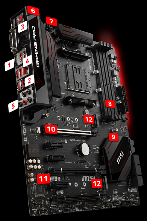 MSI B360 GAMING PRO CARBON overview